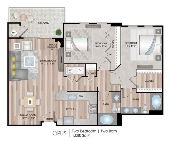 2 Bedroom Apartment