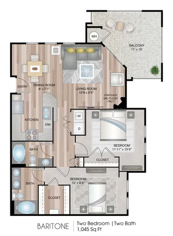 2 Bedroom Apartment
