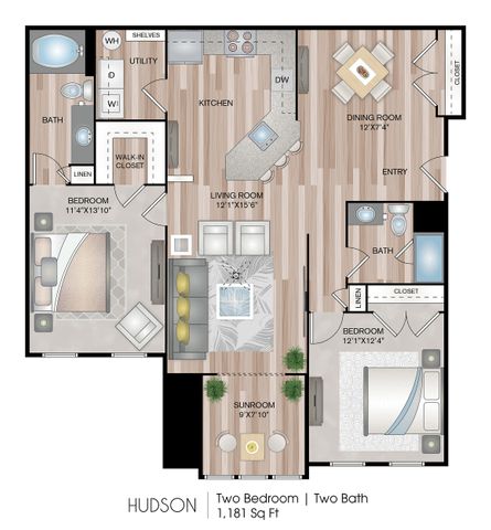 Hudson with Sunroom