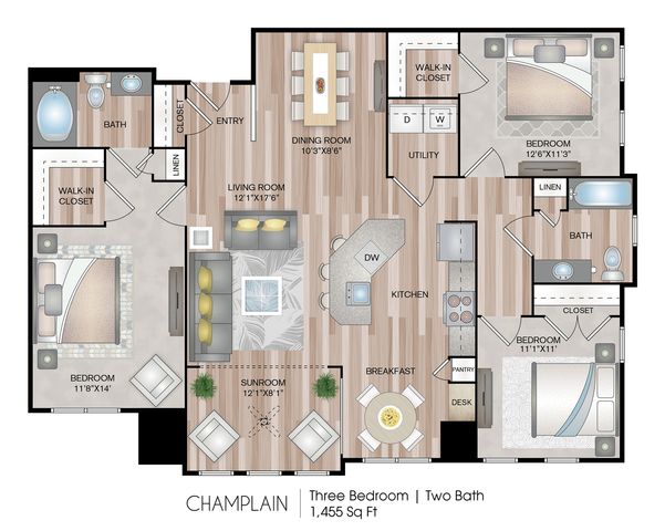 Champlain with Sunroom