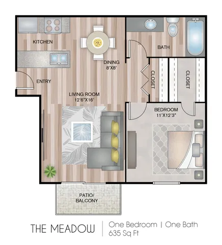 One Bedroom Apartment