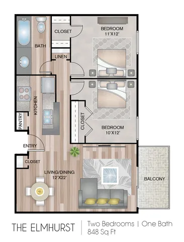 2 Bedroom Apartment
