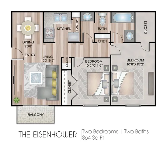 2 Bedroom Apartment