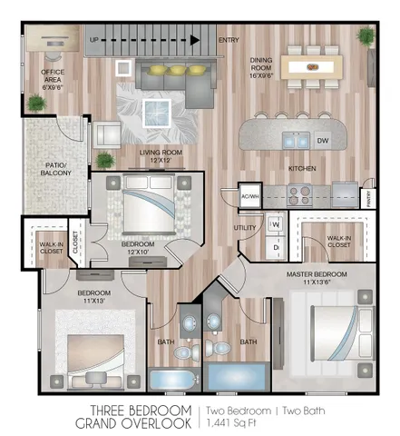 Three Bedroom Grand Overlook