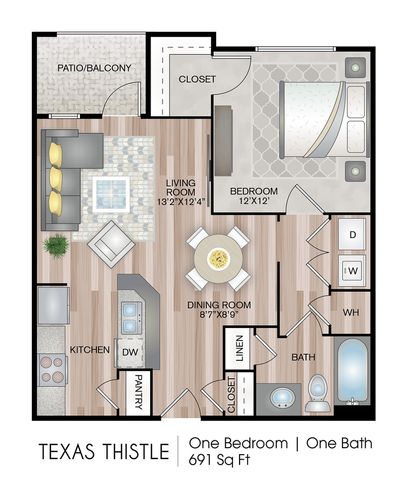 floorplan - Texas Thistle &ndash; Premium Plus Upgrade