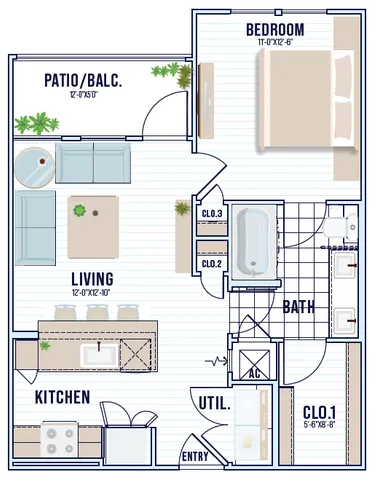 A1 floor plan