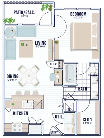 A2 floor plan