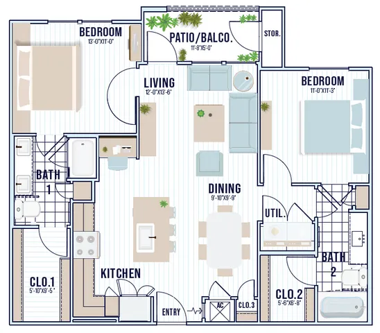 B2 floor plan