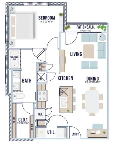 A6 floor plan
