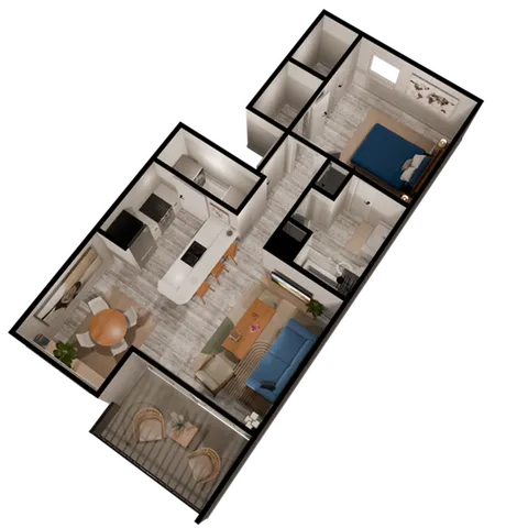 A1 - 1 Bed 1 Bath