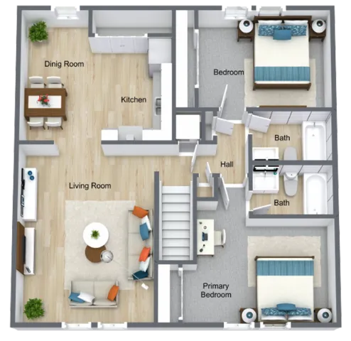B3 - 2 Bed 2 Bath