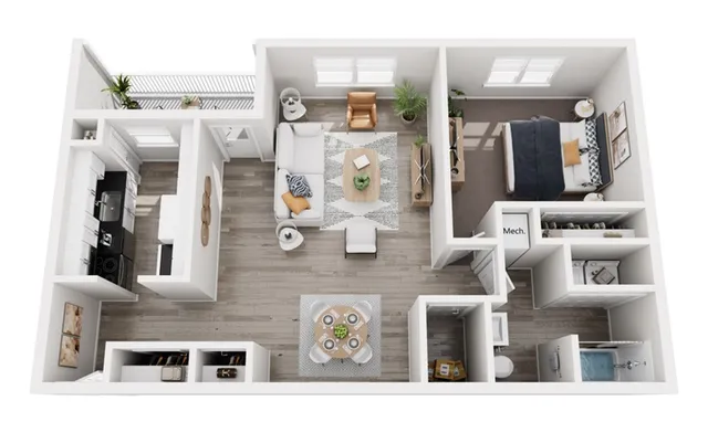 A1 - 1 Bed 1 Bath