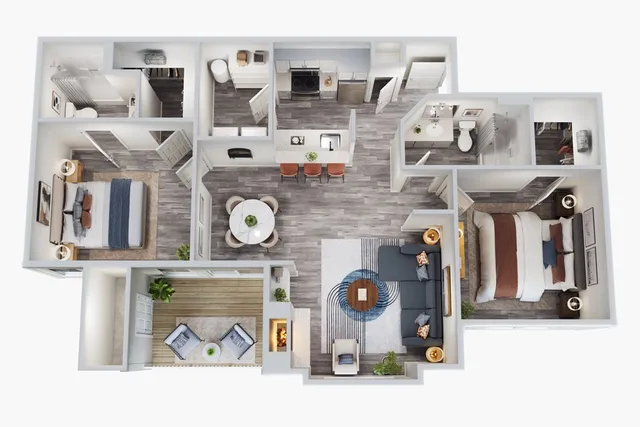 B1 - 2 Bed 2 Bath