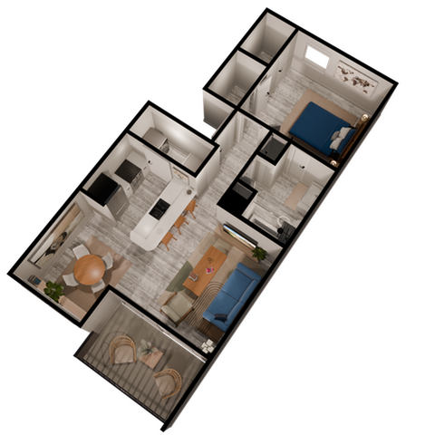 A1 - 1 Bed 1 Bath