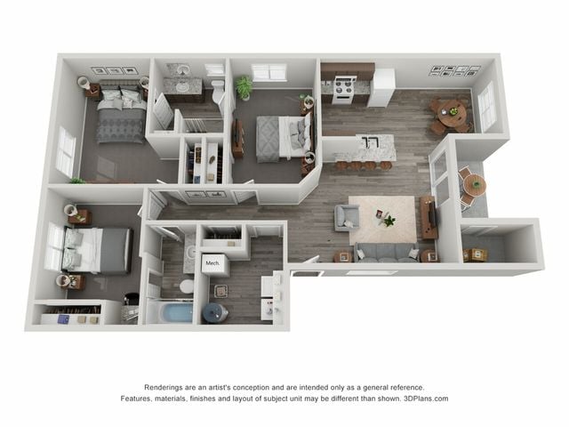 1st Floor 3 Bed