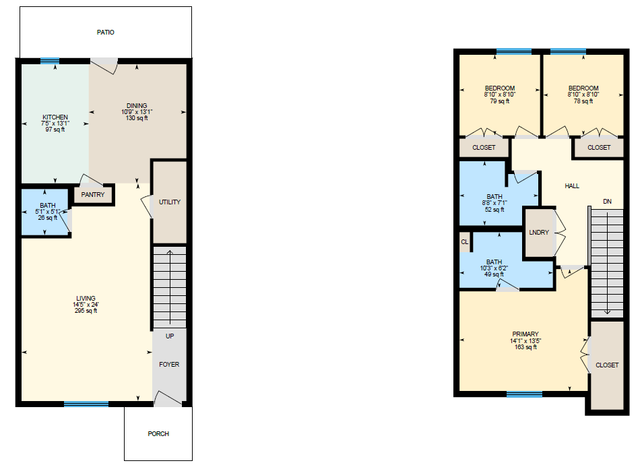 Three Bedroom Townhome - No Garage