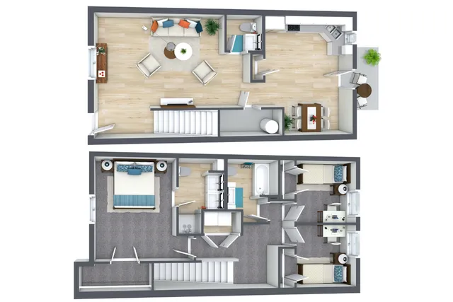 Three bedroom townhome