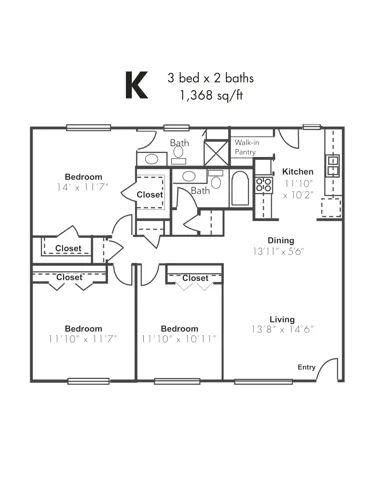 Ashford St Cloud 3x2B