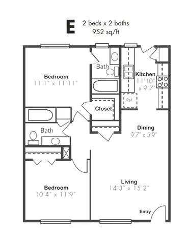 Ashford St Cloud 2x2BU-WD
