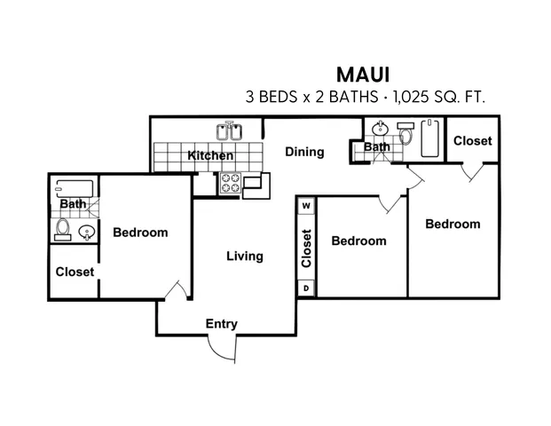 Ashford Briar Point 3 Bed 2 Bath