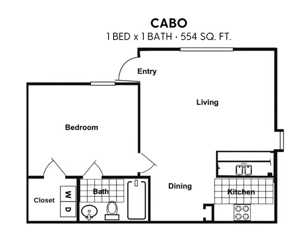 Ashford Briar Point 1 Bed 1 Bath