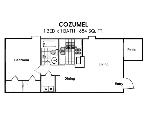 Ashford Briar Point 1 Bed 1 Bath