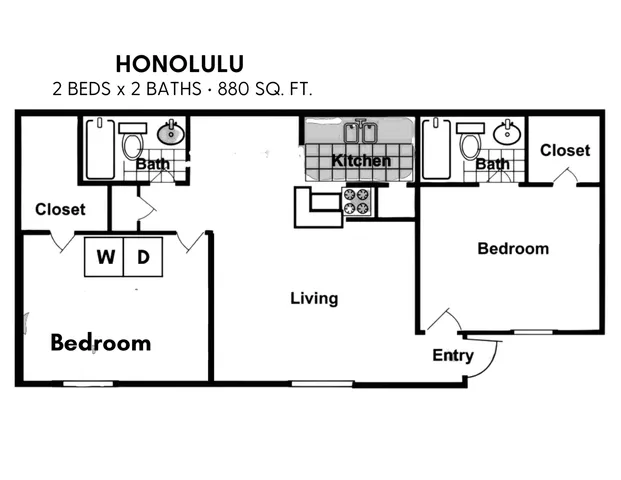 Ashford Briar Point 2 Bed 2 Bath