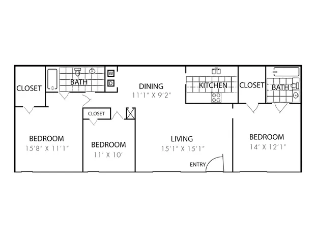 Ashford Casa Bella 3 Bed 2 Bath