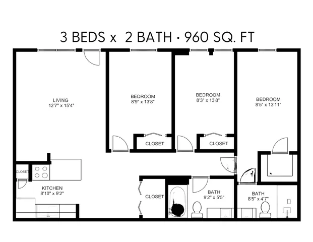 Ashford Casa Bella 3 Bed 2 Bath