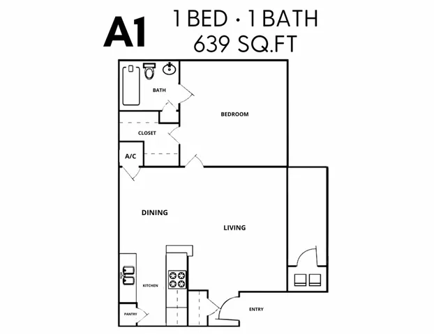 Ashford Cove 1 Bed 1 Bath