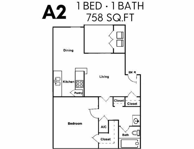 Ashford Cove 1 Bed 1 Bath