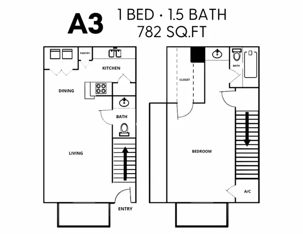 Ashford Cove 1 Bed 1.5 Bath