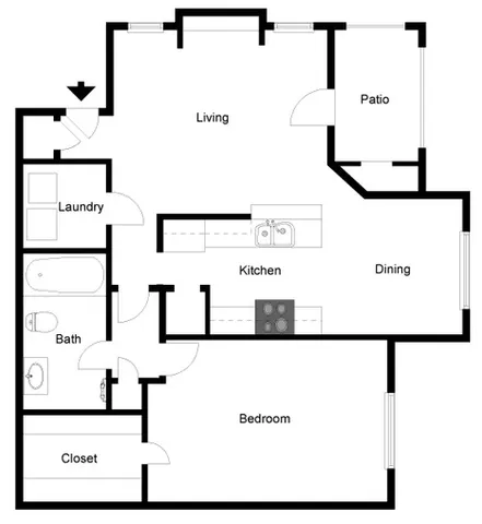 Ashford Remington 1 Bed 1 Bath