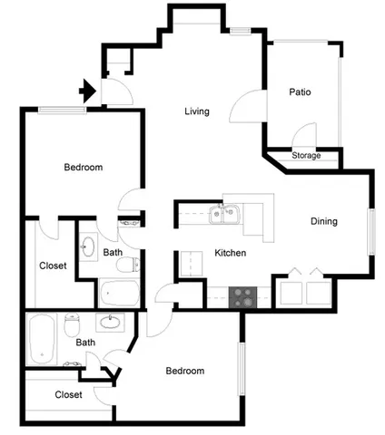 Ashford Remington 2 Bed 2 Bath