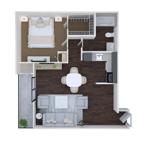 Ashford Costa Perla 1 Bed 1 Bath Apartment
