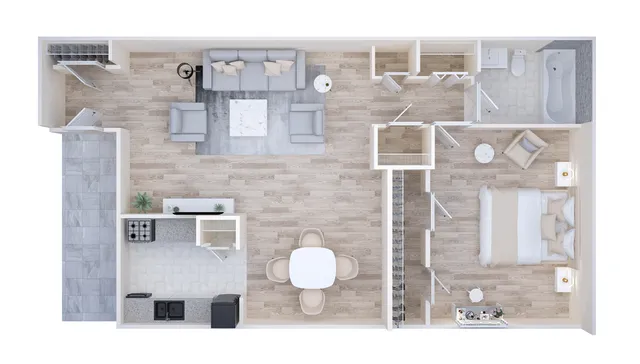 Ashford Buena Vista 1 Bed 1 Bath