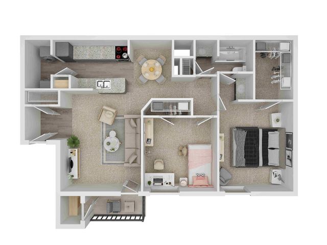 2 Bed / 1 Bath &mdash; 800 sq. ft