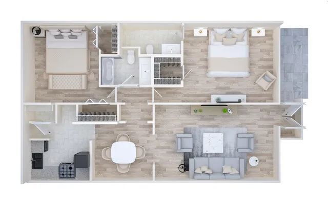 Ashford Buena Vista 2 Bed 2 Bath