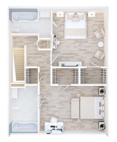 Ashford Buena Vista 2 Bed 2.5 Bath
