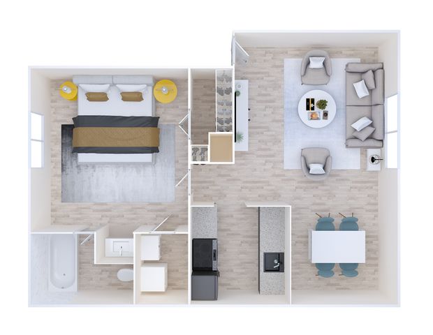 Ashford Westchase 1 Bed 1 Bath