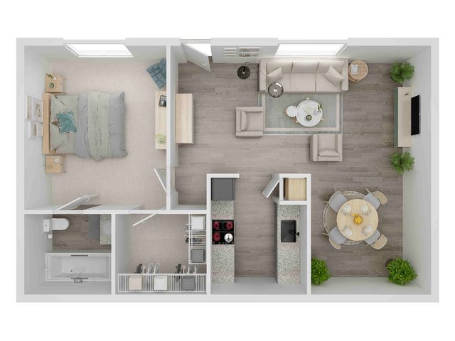 Ashford Willow Falls 1 bed 1 bath