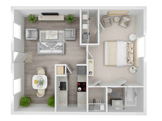 Ashford Willow Falls 1 bed 1 bath
