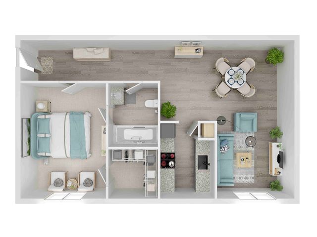 Ashford Willow Falls 1 bed 1 bath