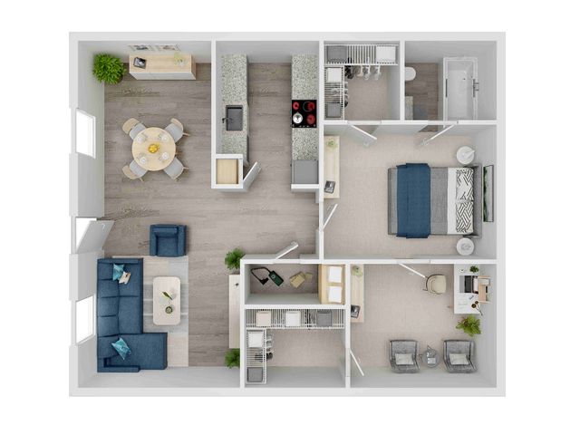 Ashford Willow Falls 1 bed 1 bath