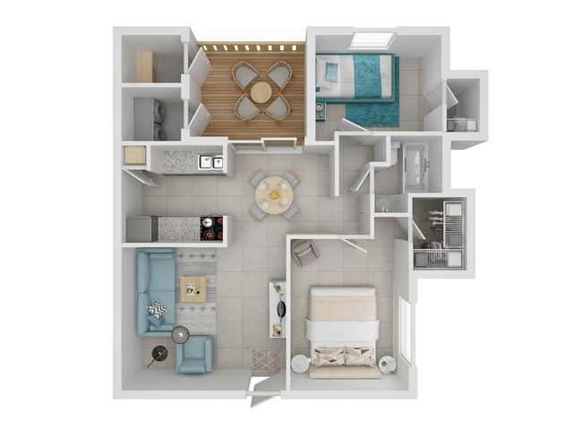 Ashford Casa Serena 2 Bed 1 Bath