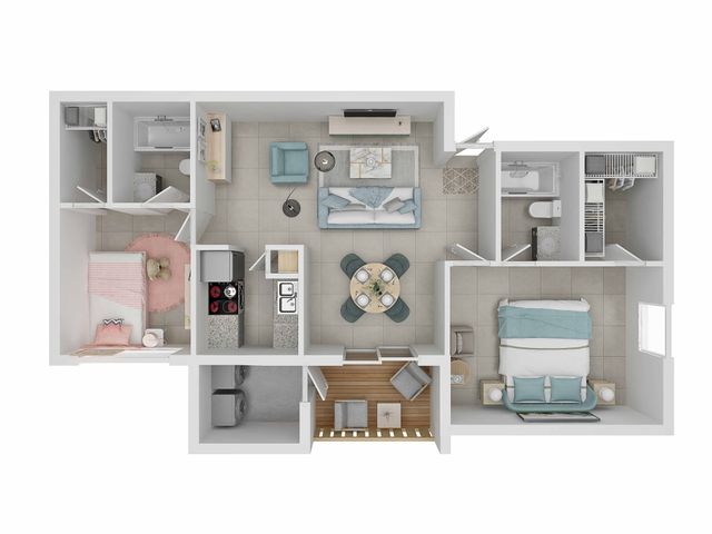 Ashford Casa Serena 2 Bed 2 Bath