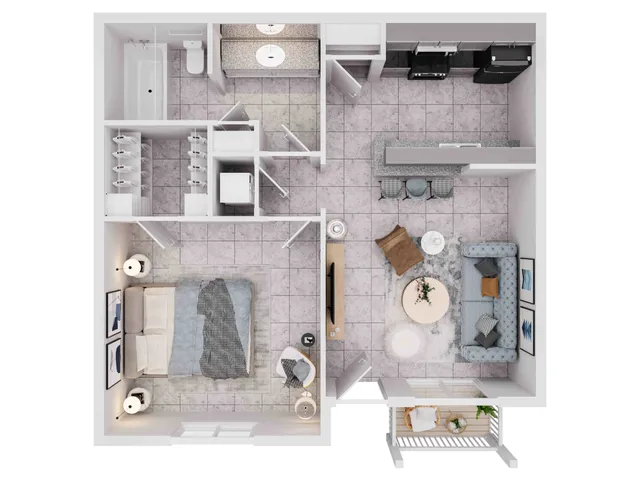 Ashford Santa Ana 1 Bed 1 Bath