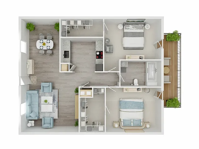 Ashford Willow Falls 2 Bed 2 Bath