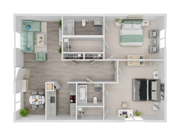 Ashford Willow Falls 2 Bed 2 Bath