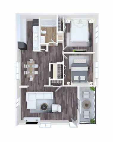 Ashford Costa Azure 2 Bedroom 1 Bath